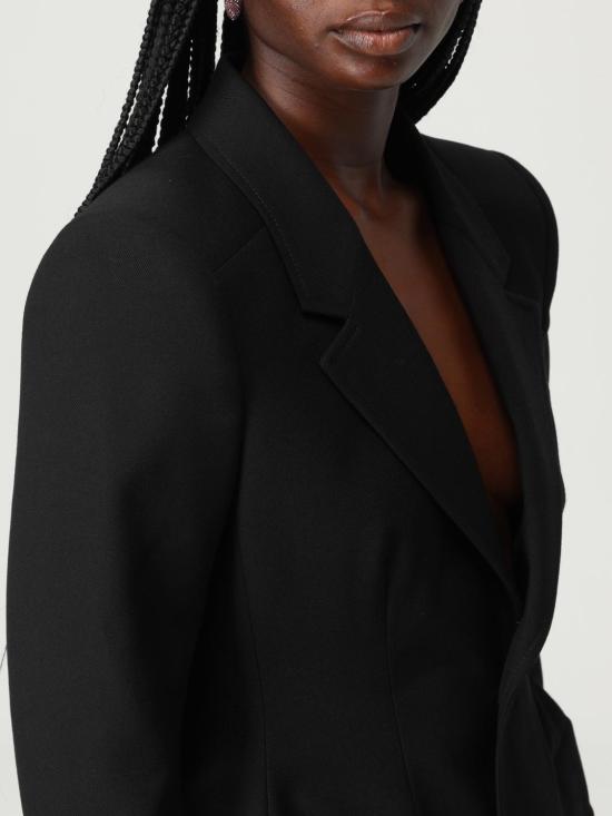 25FW 발렌시아가 아워글래스 자켓 571278TYI20 1000 Black - BALENCIAGA