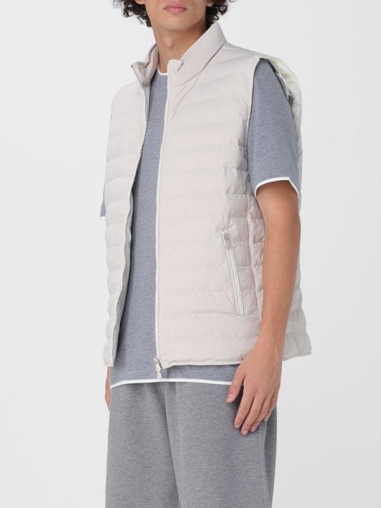 25FW 브루넬로 쿠치넬리 베스트 MM4911797 CUE79 Ivory - BRUNELLO CUCINELLI