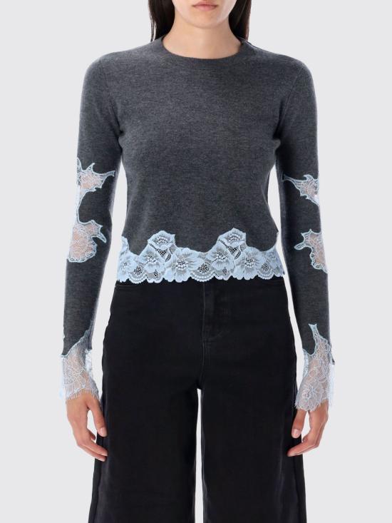 25FW 셀프 포트레이트 스웨터 PF25083TGR Grey