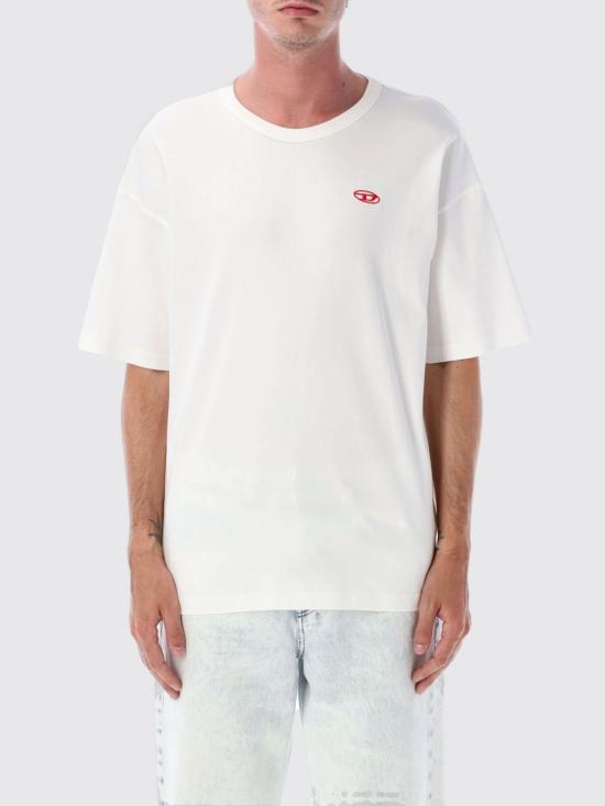 25FW 디젤 반팔 티셔츠 A185350AIJU 141 White