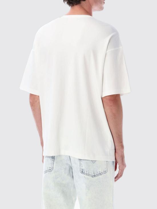 25FW 디젤 반팔 티셔츠 A185350AIJU 141 White - DIESEL