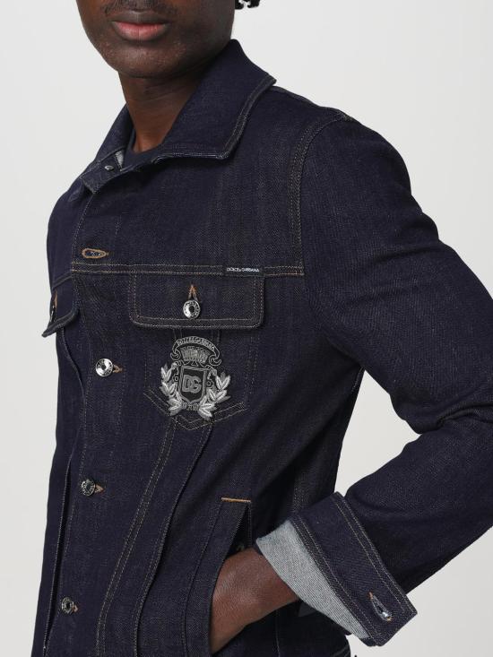 25FW 돌체앤가바나 데님 자켓 G9VZ8ZG8ME9 S9001 Blue - DOLCE & GABBANA