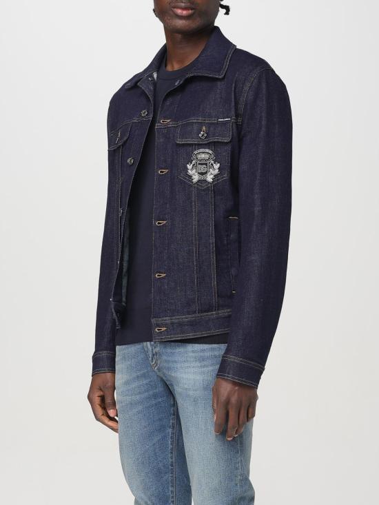 25FW 돌체앤가바나 데님 자켓 G9VZ8ZG8ME9 S9001 Blue - DOLCE & GABBANA