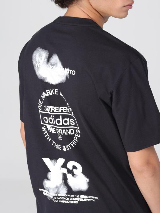 25FW 와이쓰리 반팔 티셔츠 JX4745 Black - Y-3