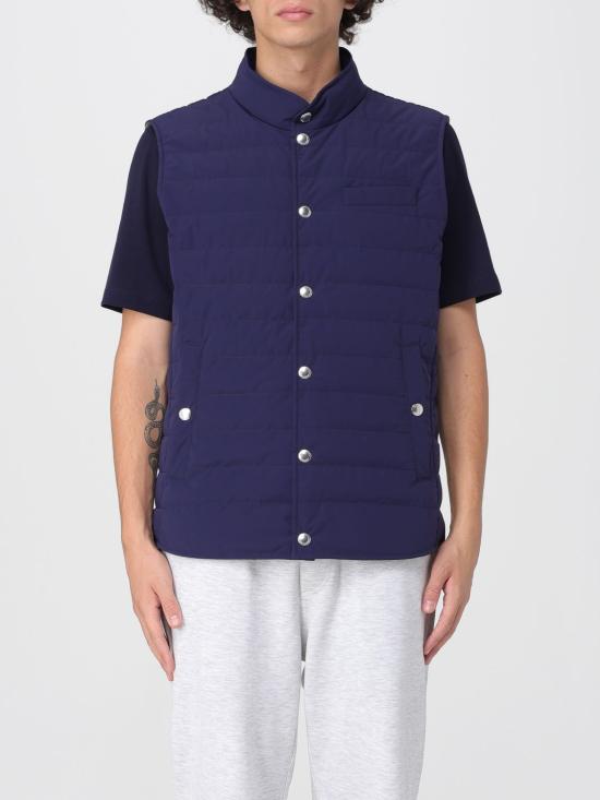 25FW 브루넬로 쿠치넬리 베스트 MM4911711 CJD31 Blue