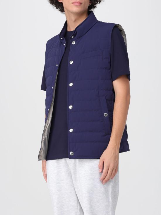 25FW 브루넬로 쿠치넬리 베스트 MM4911711 CJD31 Blue - BRUNELLO CUCINELLI