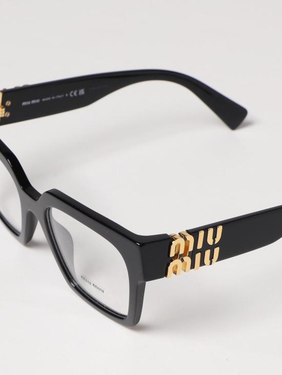 25FW 미우미우 안경 04UV VISTA 1AB1O1 Black - MIU MIU