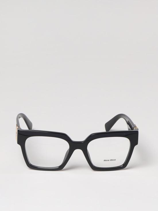 25FW 미우미우 안경 04UV VISTA 1AB1O1 Black - MIU MIU