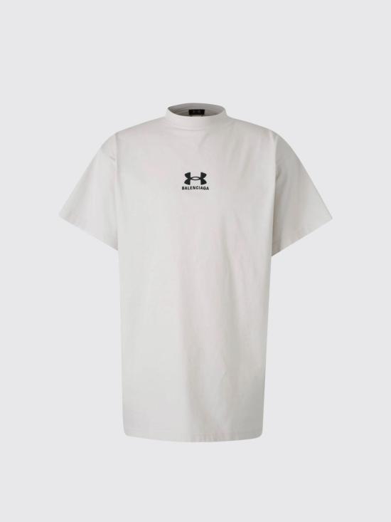 25FW 발렌시아가 x 언더아머 오버사이즈 핏 티셔츠 787349TRVB7 9081 White