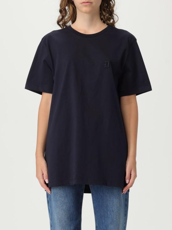 25FW 돈답 반팔 티셔츠 US198JF0309UFS6 890 Blue