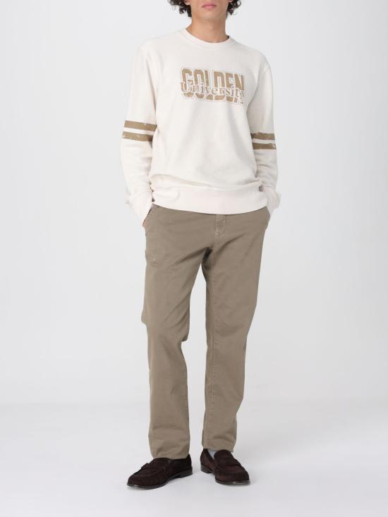 25FW 골든구스 앞면 프린트 화이트 코튼 스웨트셔츠 GMP01223P00213511616 White - GOLDEN GOOSE