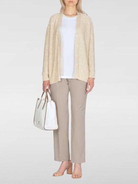 25FW 파비아나 필리피 코튼 블렌드 가디건 MAD275F555L331 0149 White - FABIANA FILIPPI