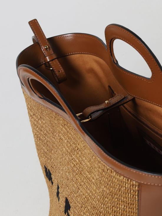 26SS 마르니 토트백 BMMP0068Q0P3860 00M50 Brown - MARNI