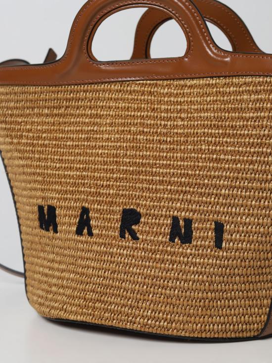 26SS 마르니 토트백 BMMP0068Q0P3860 00M50 Brown - MARNI