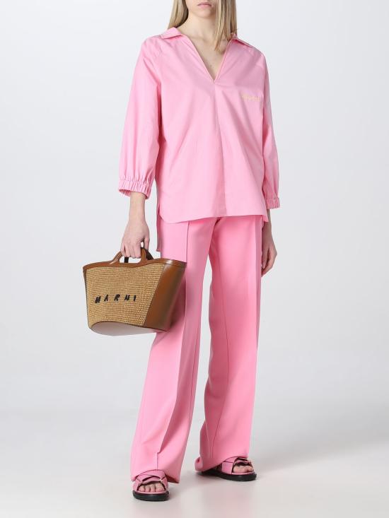 26SS 마르니 토트백 BMMP0068Q0P3860 00M50 Brown - MARNI