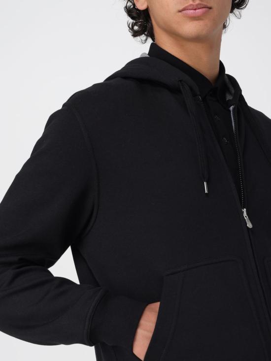 25FW 브루넬로 쿠치넬리 집업 니트 MM8319069G C101 Black - BRUNELLO CUCINELLI