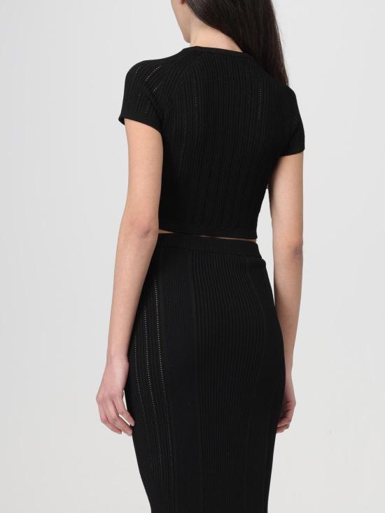 25FW 발망 반팔 티셔츠 CF1AI077KF24 0PA Black - BALMAIN