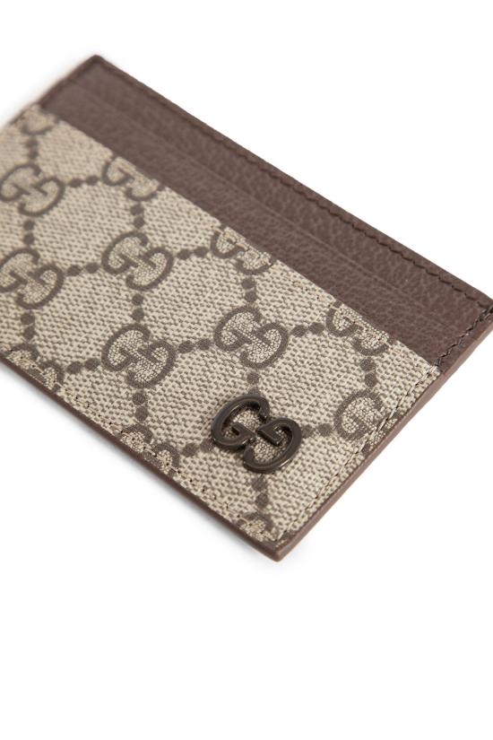 25FW 구찌 바이컬러 GG 카드 케이스 768248FACQC9773 BEIGE DOM - GUCCI