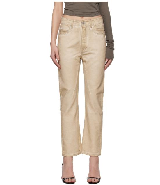 25SS 릭 오웬스 데님 팬츠 DS01E3310DCF 81 PARCHMENT