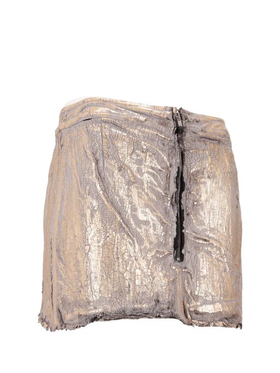 25SS 릭 오웬스 숏 스커트 DS01E3342SGMC 02 GOLD - RICK OWENS