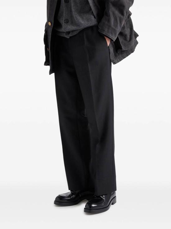 26SS 프라다 스트레이트 팬츠 UP0312156USOOOF0002 Black - PRADA