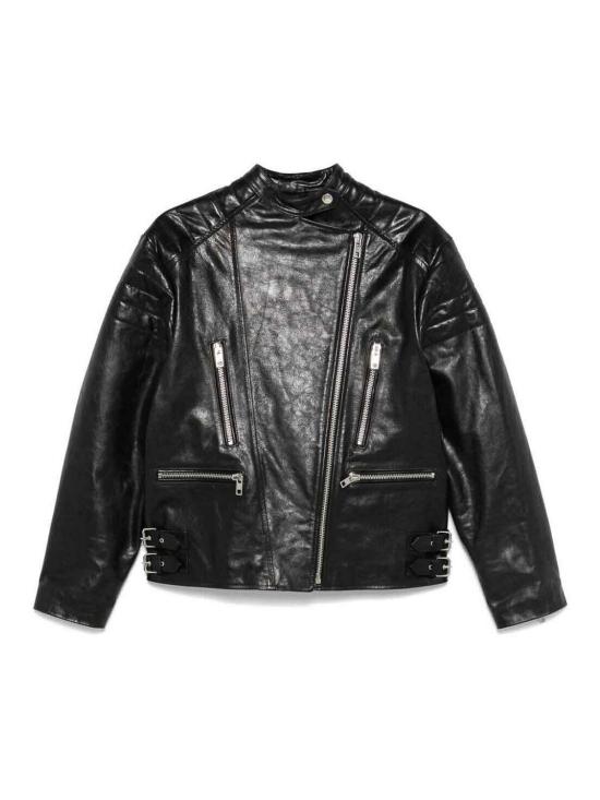 24FW 트윈셋 가죽 자켓 242TS222300006 Black