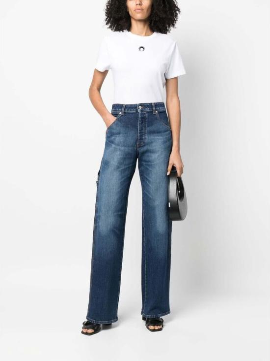  헤론 프레스톤 플레어 팬츠 HWYB004S23DEN0014500 Blue - HERON PRESTON