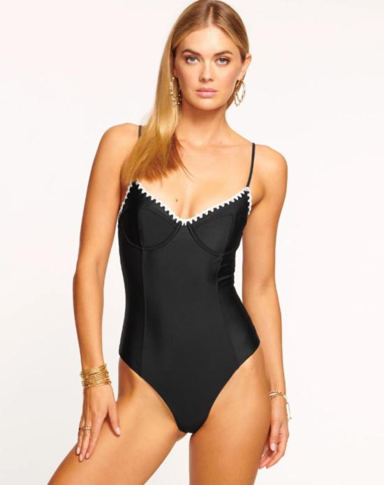  Ramy Brook 원피스 수영복 라미 브룩 애디신  블랙