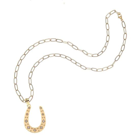  Jane Winchester 목걸이/팬던트 제인 윈체스터 럭키 스타리 말굽 펜던트 온 드로우드 링크 체인