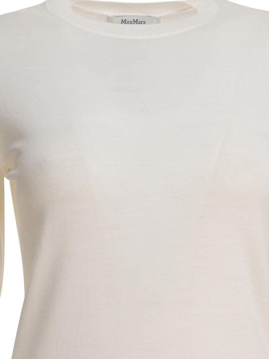 25FW 막스마라 반팔 티셔츠 2521366161GERICO001 White - MAX MARA