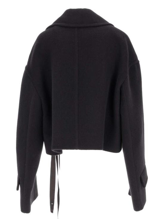 25FW 앤 드뮐미스터 코트 B0012238FA510099 Black - ANN DEMEULEMEESTER