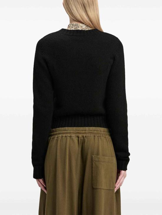  팜앤젤스 가디건 PWHB020F24KNI0011003 Black - PALM ANGELS