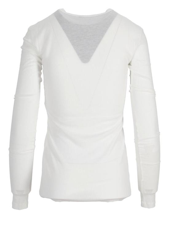 25SS 앤 드뮐미스터 긴팔 티셔츠 B0011488FA570002 Beige - ANN DEMEULEMEESTER