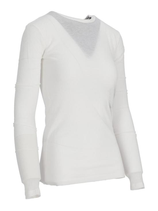 25SS 앤 드뮐미스터 긴팔 티셔츠 B0011488FA570002 Beige - ANN DEMEULEMEESTER