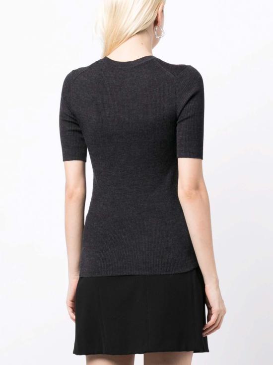 25FW 파로쉬 반팔 티셔츠 D510795LEILA24037 Dark Grey - PAROSH