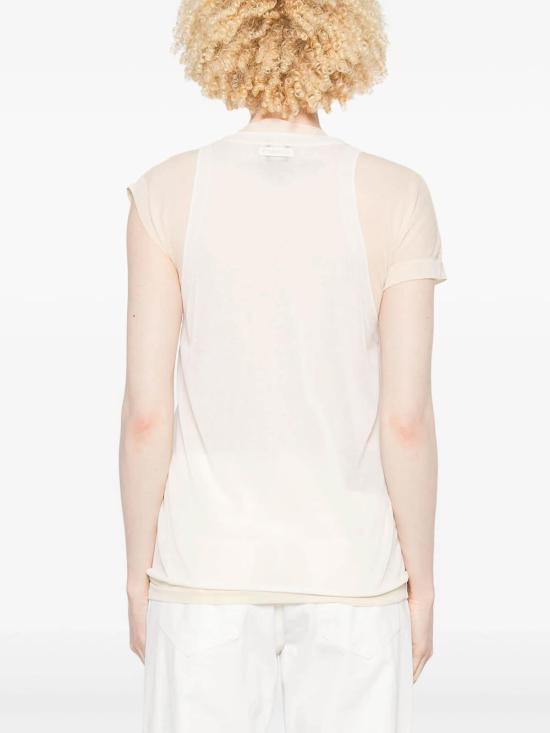  핑코 민소매 티셔츠 105152A2LSZC1 Beige - PINKO