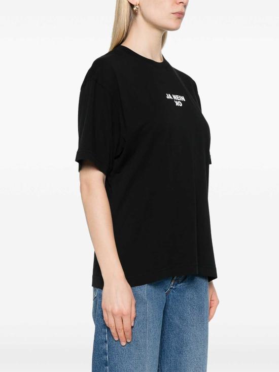  메릴 로지 반팔 티셔츠 300326WF24BLACK Black - MERYLL ROGGE