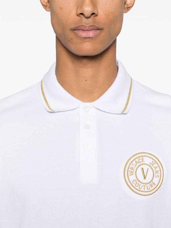  베르사체 폴로 티셔츠 78GAGT00CJ01TG03 White - VERSACE