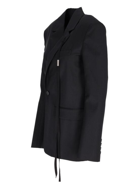 25FW 앤 드뮐미스터 수트 자켓 B0012243FA515099 Black - ANN DEMEULEMEESTER