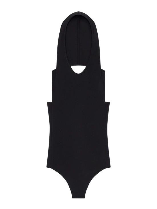 25FW 쿠레쥬 바디수트 티셔츠 424JBD108PL01599999 Black