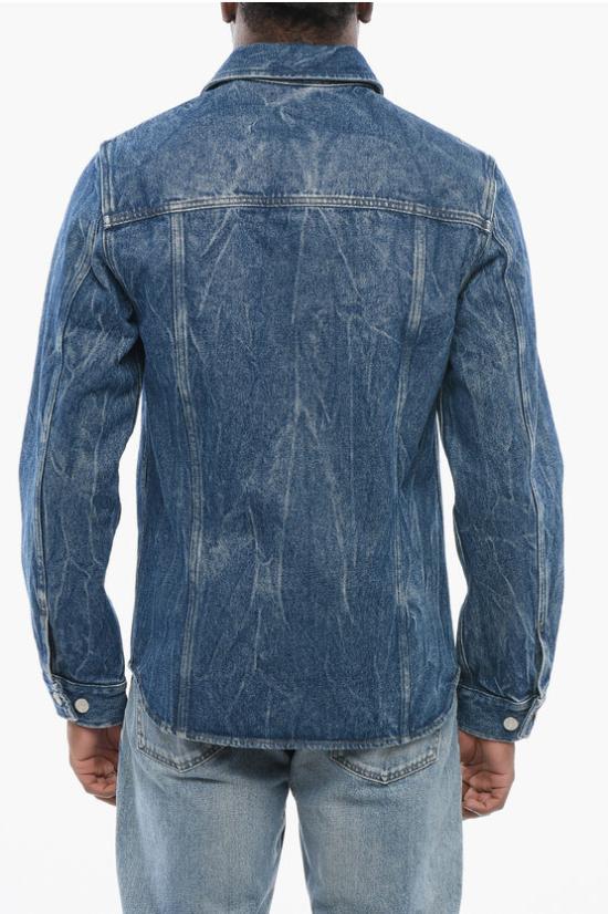  드리스 반 노튼 데님 셔츠 241 020724 8448 504 Blue - DRIES VAN NOTEN