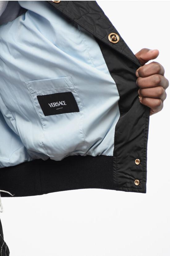  베르사체 봄버 자켓 1013890 1A10021 1B000 Black - VERSACE