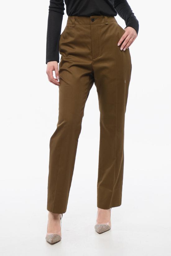  생로랑 스트레이트 팬츠 786680Y3A992028 Brown