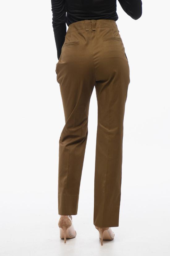  생로랑 스트레이트 팬츠 786680Y3A992028 Brown - SAINT LAURENT