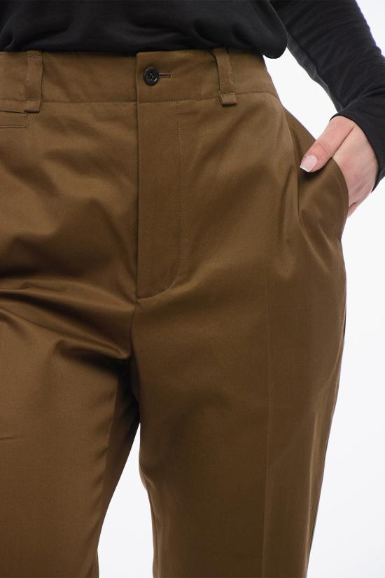  생로랑 스트레이트 팬츠 786680Y3A992028 Brown - SAINT LAURENT