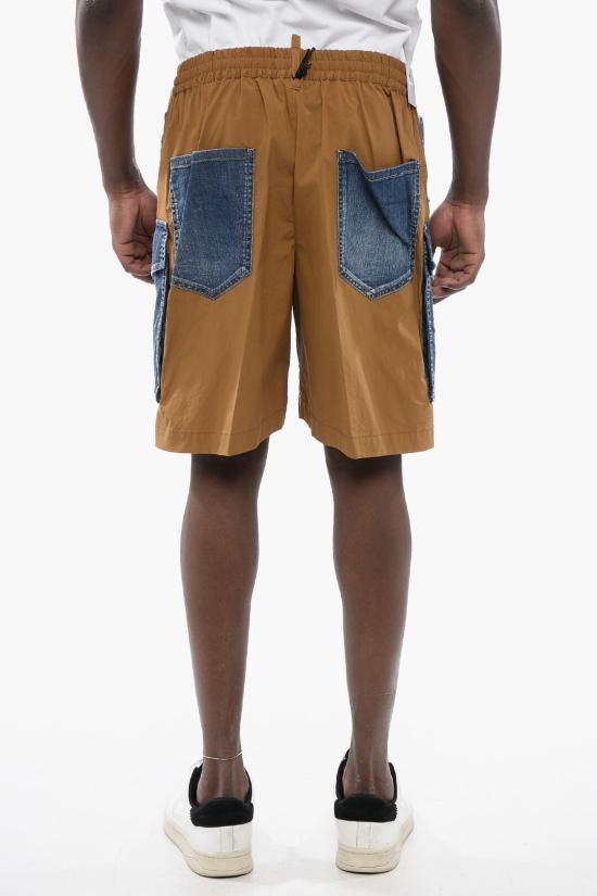  디스퀘어드2 데님 숏팬츠 S71MU0697 S53578 156 Brown - DSQUARED2