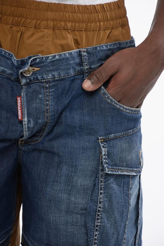  디스퀘어드2 데님 숏팬츠 S71MU0697 S53578 156 Brown - DSQUARED2