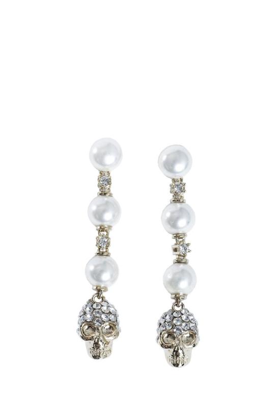 25FW 알렉산더 맥퀸 이어링 836464J161P 1953 SILVER