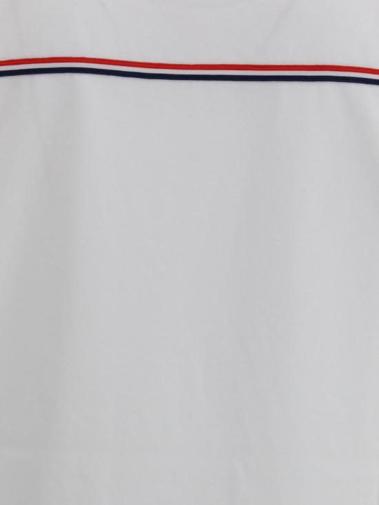 25FW 톰브라운 반팔 티셔츠 MJS288A00042 100 WHITE - THOM BROWNE