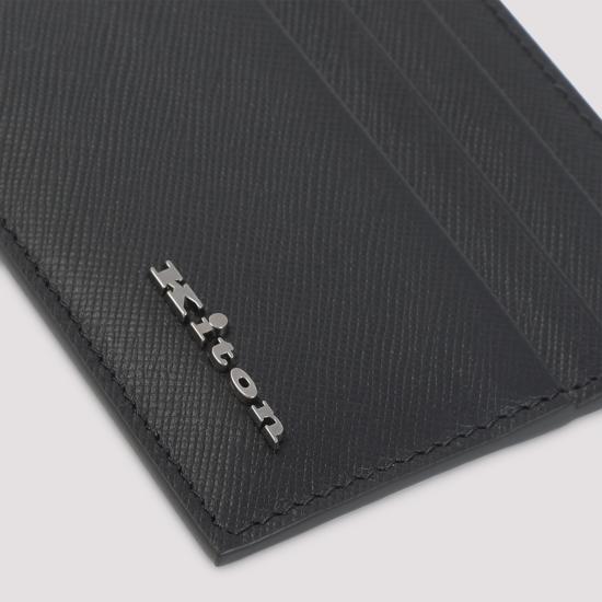 25FW 키톤 명함지갑 UPEA010N0126901002 BLACK - KITON